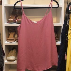 Blush Pink Silky Cami Tank